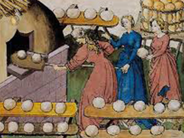 Cuisson au four à bois - Repas médiéval au Potager en carrés à la Française